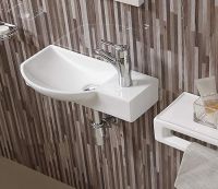 Товар: Раковина CeramaLux 45 7947BL Белая - фото 2 Раковина CeramaLux 45 7947BL Белая — фото 2, Раковины