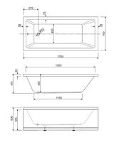 Товар: Акриловая ванна CEZARES PLANE SOLO-170-75-45-W37 - фото 3 Акриловая ванна CEZARES PLANE SOLO-170-75-45-W37 — фото 3, Ванны
