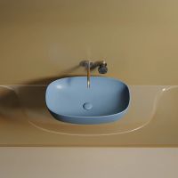 Раковина-чаша Ceramicanova Element 60 CN6049ML Голубая матовая — фото 17, Раковины накладные