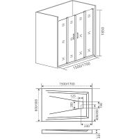 Товар: Душевая дверь Good Door Infinity WTW-TD-180-C-CH 180 профиль Хром стекло прозрачное - фото 3 Душевая дверь Good Door Infinity WTW-TD-180-C-CH 180 профиль Хром стекло прозрачное — фото 3, Душевые двери в нишу