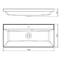 Товар: Раковина Florentina Астория 100 10.170.01000.001 Белая - фото 2 Раковина Florentina Астория 100 10.170.01000.001 Белая — фото 2, Раковины встраиваемые сверху