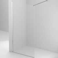 Душевая перегородка BelBagno Kraft 70 KRAFT-L-1-70-C-Cr профиль Хром стекло прозрачное — фото 1, Душевые перегородки