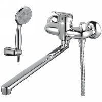 Смеситель для ванны Lemark Luna LM4117C универсальный Хром — фото 1, Для душа и ванны