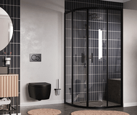 Dill Душевой уголок арт-61S01 — фото 3, Душевые уголки четверть круга