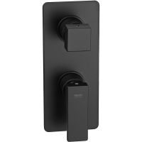 Смеситель для душа Remer Absolute AU92NO Черный матовый — фото 1, Смеситель для душа