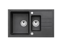 Мойка для кухни INTERMEZZO 70 GRANITAL BEIGE-G55 780X480X200;1+1/2 в ком.с сифоном 1117293, — фото 1, Кухонные мойки