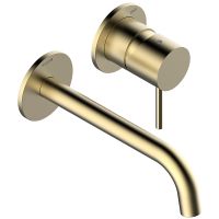 Товар: Смеситель для раковины Bossini Teo Z00730.043 Сатинированное золото - фото 1 Смеситель для раковины Bossini Teo Z00730.043 Сатинированное золото — фото 1, Смесители для раковины