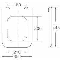 Сиденье для унитаза Horke H-1021C 01471021 с Микролифтом — фото 2, Сиденья для унитаза