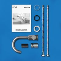 Смеситель для раковины Dorff Logic D3002101SS Нержавеющая сталь — фото 6, Смесители для раковины