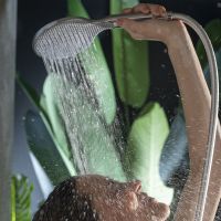 Смеситель для душа Bossini Apice Z00521.073 с термостатом Черный матовый — фото 2, Смеситель для душа