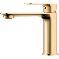 Смеситель для раковины AQUAme Monza AQM6310BG Шлифованное золото — фото 1, Смесители для раковины
