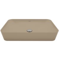 Раковина-чаша Creavit Ultra 60 UL060-00CM00E-0000 Капучино матовая — фото 1, Раковины накладные