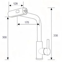 Товар: Смеситель для кухни Boch Mann Sophia W BM10431 Белый - фото 2 Смеситель для кухни Boch Mann Sophia W BM10431 Белый — фото 2, Смесители для кухни