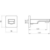 Товар: Излив для смесителя E.C.A. Tiera 102159205EX-K Хром - фото 2 Излив для смесителя E.C.A. Tiera 102159205EX-K Хром — фото 2, Смесители для биде