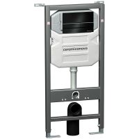 Комплект унитаза с инсталляцией Ceramicanova Play CN3001_1002B_1000 с сиденьем Микролифт и Черной ма — фото 7, Комплекты унитаз + инсталляция