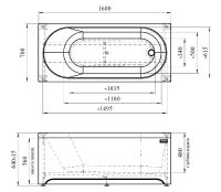 Товар: Акриловая ванна Radomir Vannesa Виктория 160х70 2-01-0-0-1-249Р без гидромассажа - фото 8 Акриловая ванна Radomir Vannesa Виктория 160х70 2-01-0-0-1-249Р без гидромассажа — фото 8, Ванны