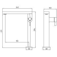 Товар: Смеситель для кухни E.C.A. Purity 102118082HEX Хром - фото 2 Смеситель для кухни E.C.A. Purity 102118082HEX Хром — фото 2, Смесители для кухни