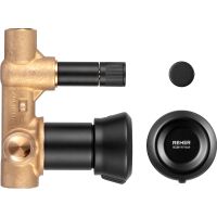 Товар: Смеситель для душа Remer Element ET09HNO Черный матовый - фото 4 Смеситель для душа Remer Element ET09HNO Черный матовый — фото 4, Смеситель для душа