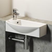 Товар: Раковина Ceramicanova Element 45 R CN6038R Белая - фото 17 Раковина Ceramicanova Element 45 R CN6038R Белая — фото 17, Мини-раковины