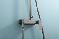 Душевая система Raglo R03.24.09 Графит матовый — фото 21, Душевые стойки