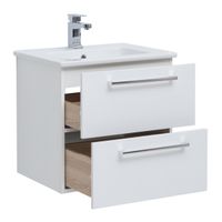 Товар: Тумба GIO, 60 см, подвесная, 2 ящика, белый глянец - фото 13 Тумба GIO, 60 см, подвесная, 2 ящика, белый глянец — фото 13, Тумбы под раковину