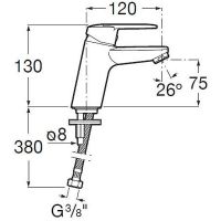 Товар: Смеситель для раковины Roca Victoria 5A3H25C0M Хром - фото 2 Смеситель для раковины Roca Victoria 5A3H25C0M Хром — фото 2, Смесители для раковины