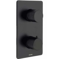 Смеситель для душа Bossini Oki New Z00002.073 с термостатом Черный матовый — фото 1, Смеситель для душа