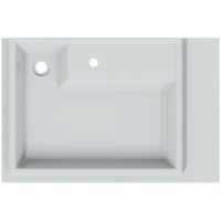 Раковина СанТа Юпитер 75 L 900137 на стиральную машину Белая — фото 5, Раковины на стиральную машину