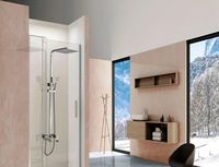 Душевая система ALMAes ECO GK-0328 Сатин — фото 11, Душевые стойки