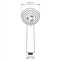 Товар: A120 Лейка 3-функциональная - фото 7 A120 Лейка 3-функциональная — фото 7, Лейки для душа