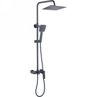 Товар: Душевая система Bond B02-9488 Черная матовая - фото 1 Душевая система Bond B02-9488 Черная матовая — фото 1, Душевые стойки