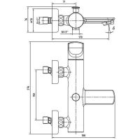 Товар: Смеситель для ванны E.C.A. Myra 102102470HEX Хром - фото 2 Смеситель для ванны E.C.A. Myra 102102470HEX Хром — фото 2, Смеситель для ванны