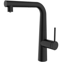 Смеситель для кухни Iddis Pure PURBLPFi05 Черный матовый — фото 1, Смесители для кухни