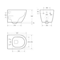 Товар: Унитаз подвесной безободковый CEZARES STYLUS CZR-513-TH-R/CZR-2316-SC - фото 9 Унитаз подвесной безободковый CEZARES STYLUS CZR-513-TH-R/CZR-2316-SC — фото 9, Подвесные унитазы