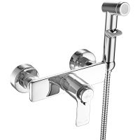 Гигиенический душ со смесителем Rossinka RS50-52 с термостатом Хром — фото 1, Гигиенические души