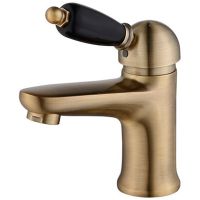 Смеситель для раковины Caprigo Adria-Uno Black Edition 02B-522-vot Бронза — фото 1, Смесители для раковины