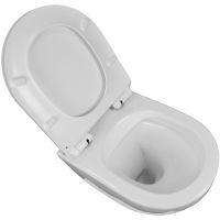 Товар: Унитаз Azario Fora AZ-0067 подвесной Белый с сиденьем Микролифт - фото 11 Унитаз Azario Fora AZ-0067 подвесной Белый с сиденьем Микролифт — фото 11, Подвесные унитазы