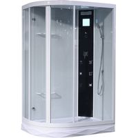 Душевая кабина Orans 130x90 R 86155ar с гидромассажем профиль Белый задние стенки Белые — фото 1, Душевые кабины