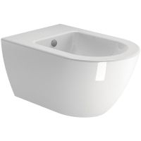 Биде GSI Pura 8865111 подвесное Белое глянцевое — фото 1, Биде подвесные