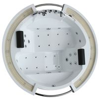 Акриловая ванна Gemy G9060 O 210х210 с гидромассажем — фото 2, Ванны