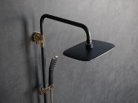 Душевая система Laguraty 7000AX Черный Золото — фото 2, Душевые системы