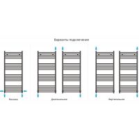 Водяной полотенцесушитель Сунержа Модус 1200х500 8025-0250-1250 Бледно-коричневый — фото 3, Водяные полотенцесушители