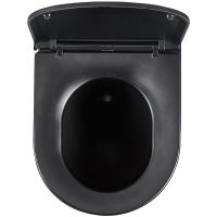 Товар: Унитаз Lemark Glazer 9612004 подвесной Черный матовый с сиденьем Микролифт - фото 6 Унитаз Lemark Glazer 9612004 подвесной Черный матовый с сиденьем Микролифт — фото 6, Подвесные унитазы