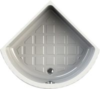 Акриловый поддон для душа Radomir 100x100x45 Белый арт-1-11-0-0-0-004 — фото 2, Акриловые душевые поддоны