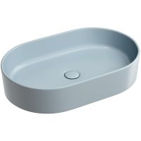 Раковина-чаша Ceramicanova Element 61 CN6048MHL Серо-голубая матовая — фото 1, Раковины накладные