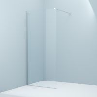 Душевая перегородка Iddis Slide 90 SLI8CS9i23 профиль Хром стекло прозрачное — фото 4, Душевые перегородки