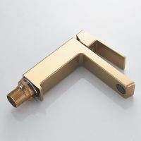 Смеситель для раковины Rose R18G R1801G-1 Золото матовое — фото 7, Смесители для раковины