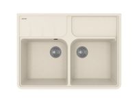 Florentina Мойка "Вилладжио", шампань FS — фото 1, Кухонные мойки