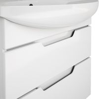 Товар: Тумба LAGUNA PLUS, 65 см, подвесная/напольная, 2 ящика, с опорами, белый глянец - фото 15 Тумба LAGUNA PLUS, 65 см, подвесная/напольная, 2 ящика, с опорами, белый глянец — фото 15, Тумбы под раковину