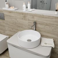 Раковина-чаша Point Виктория 41 Белая арт-PN43063 — фото 5, Раковины накладные